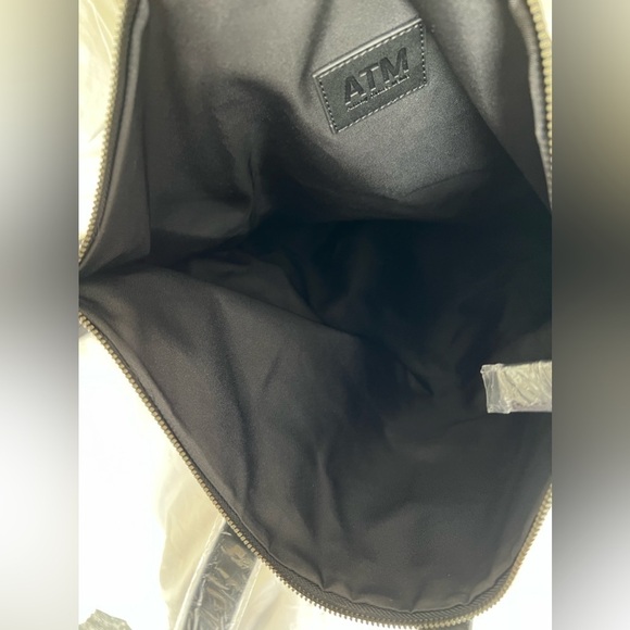ATM Anthony Thomas Melillo Men’s Black Nylon Leather Travel Backpack XL NWT - Picture 9 of 9